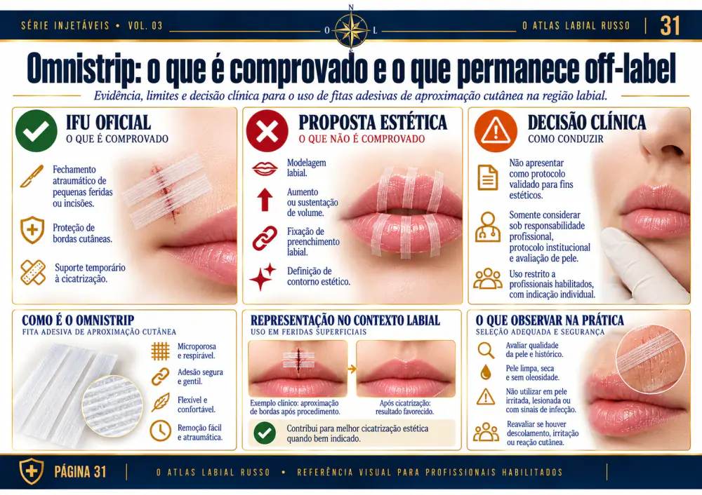 Página real sobre evidência e limites do Omnistrip